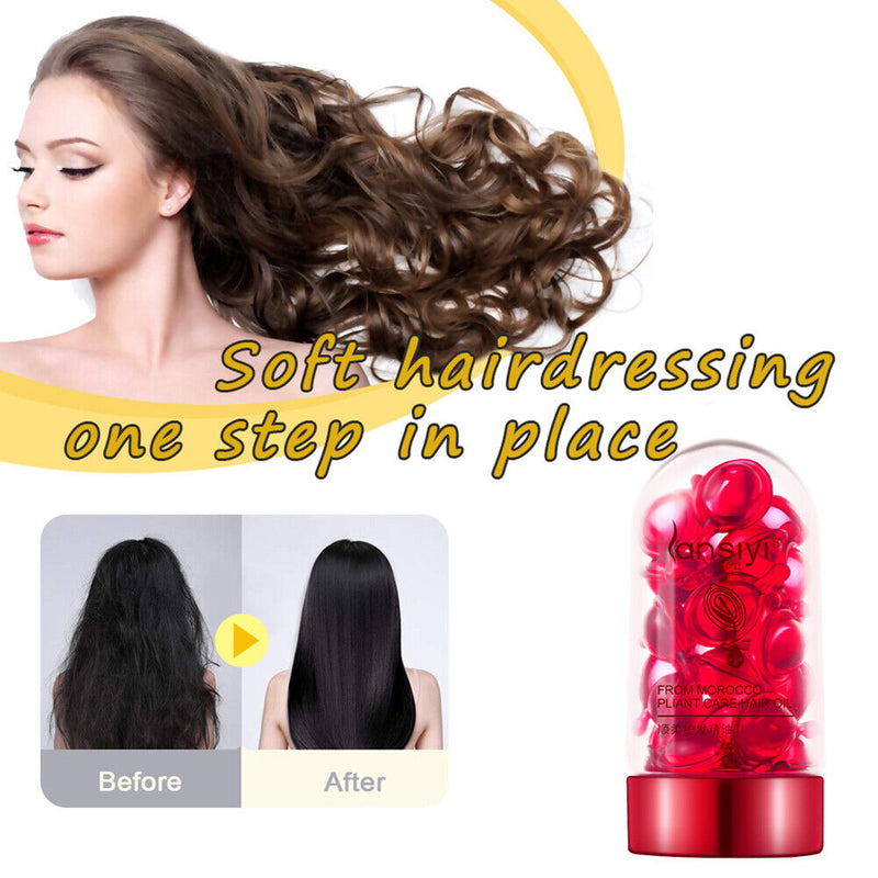 Hair Care Essential Oil Capsule Anti-Drying Nourishing Oil Shampoo Tools