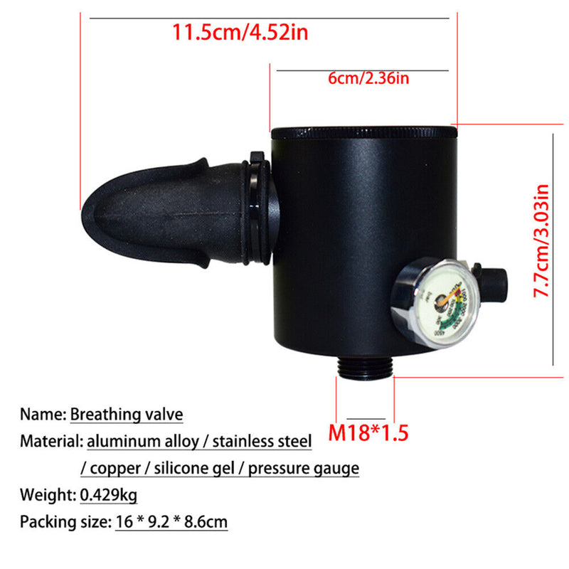 0.5L Scuba Diving Equipment Oxygen Tank Air Cylinder Underwater Breathing D