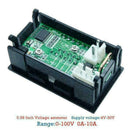 DC0-100V/10A 50A 100A Panel Amp Volt Voltage Current A4W1 Q3T2 Meter Tester C3R3