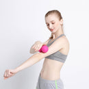 TPE Lacrosse Ball Sports Yoga Muscle Relax Roller Fitness Massage(Rose Red)