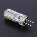 G4 LED Lamp 2W DC 12V 24 SMD3014 110LM White LED Silicone Corn Bulb Light Newly