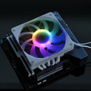 HX6200D Radiator 6 Heatpipe CPU Cooler Fan ARGB for Intel LGA 1700 (White) Newly