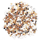 30g 6mm Crystal Rhinestone Diamond Flat Back DIY Wedding Dress (Topaz)