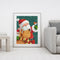 Santa Oil Paint By Numbers DIY Coloring Picture for Adults Children Gift Cartoon