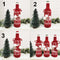 Year Knitting Merry Christmas Wine Bottle Cover Xmas Decorations Stoppers Bag
