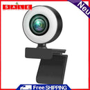1080P HD 2MP Webcam Light Built-in Microphone USB Web Camera for PC Live Steam