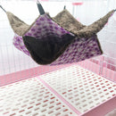 Small Animal Hammocks Double Bunkbed Pet Cage Rabbit (Purple Small) Newly