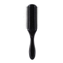9 Rows Styling Brush Straight Curly Hair Detangling Massage Comb (Black) Newly