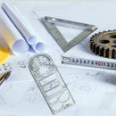 Geometric Ruler Students Drawing Template Measuring Tools (Transparent) Newly