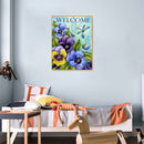 5D Diamond Painting Pansy Full Round Drill Wall Rhinestone DIY Art Crafts Decor