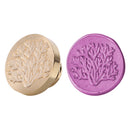 Plant Wax Seal Stamp Retro Round Sealing Wax Scrapbooking Stamp Head Hobby Tools