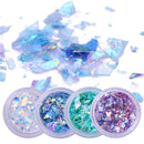 DIY Art Fashion Nail Glitter Fluorescent Sequins Manicure Decor Glass Paper