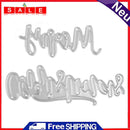 Metal Cutting Dies Stencils for DIY Scrapbook Photo Album (Merry Christmas)-2417