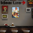 Sexy Lady Poster Metal Plate Tin Sign Plaque for Bar Pub Club Cafe Wall (E)