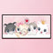 DIY Full Cross Stitch Art Painting 11CT Stamped Kitten Embroidery Wall Ornament