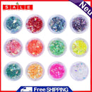 12 Color Soft Irregular Glitter Beautiful Nail Sequin Gloss Nail