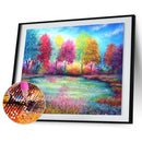 Diamond Painting 5D DIY Colorful Tree Full Round Drill Abstract Home Decora