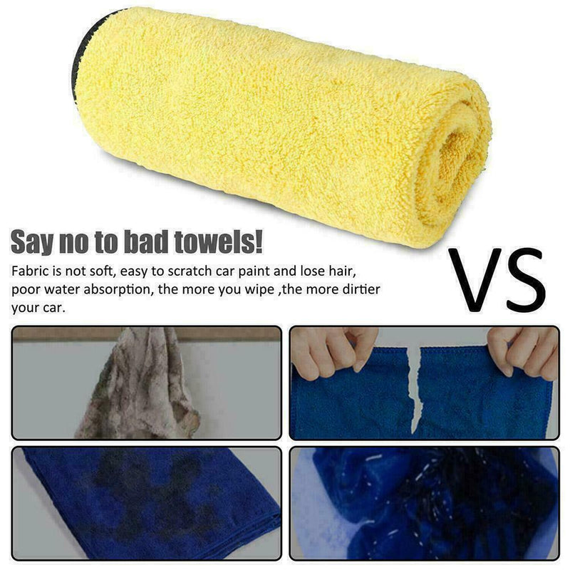 Microfiber Cleaning Cloth Wash Towel Drying Rag Car Polishing H9Y7 Rag Y8L8