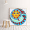 5D Part Special Shaped Drill Luminous Diamond Painting Sun God Art (GT105)