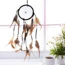 Black Handmade  Feathers Dream Catcher Wall Hanging Home Car Decor Craft Newly