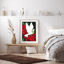 5D DIY Full Round Drill Diamond Painting Rose Dove Handmade Home Art Ornament
