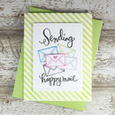 DIY Drawing Paper Cards Making Embossing Template Layering Stencil Scrapbooking