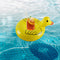 Inflatable Cup Holder Cute Yellow Duck Drink Stand Swimming Pool Float Coasters