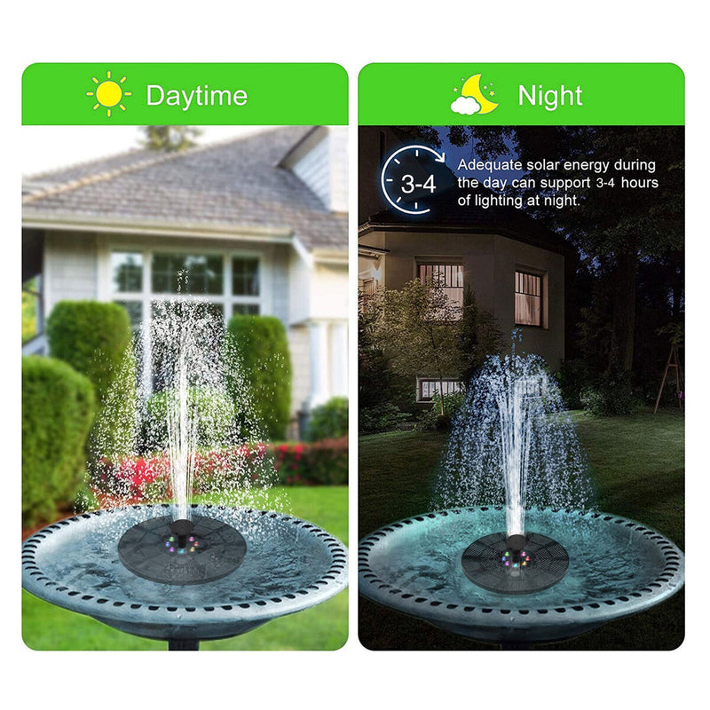 3.5W Solar Bird Bath Fountain Pump Solar Powered Floating Water Fountain Pump