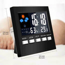 LCD Digital Thermometer Humidity Meter Hygrometer Home Clock ToolNEW Y9M9