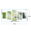 5pcs 5D DIY Full Drill Diamond Painting Bamboo Stone Cross Stitch Embroider