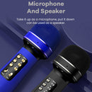 WS-898 Karaoke Bluetooth-Compatible Microphone Wireless Sing Mic (Black) Newly