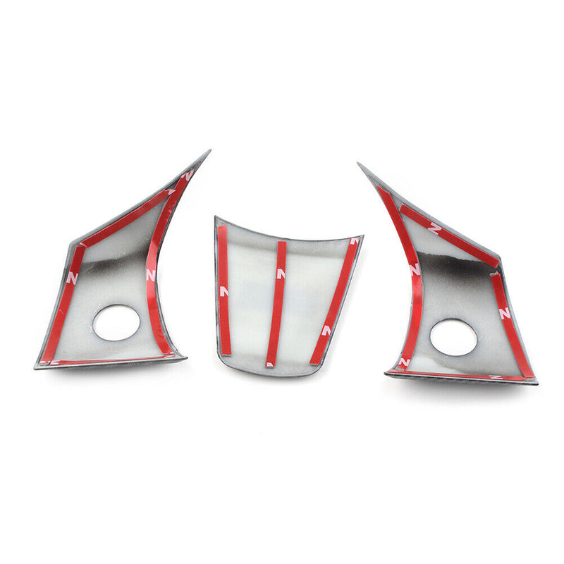 3PCS Car Steering Wheel Trim Cover Car Styling Decoration Interior Modified