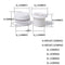 Exhaust Outlet Vent Air Motorhome Ventilation Cap RV Roof Mushroom Head Shape