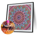 5D DIY Special Shaped Diamond Painting Color Flower Cross Stitch Embroidery