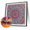 5D DIY Special Shaped Diamond Painting Color Flower Cross Stitch Embroidery