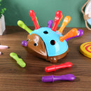 Montessori Toys Inserted Hedgehog Game Novelty Interactive Toys Jigsaw Puzzle Fight