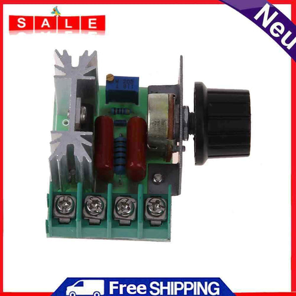 2000W AC110-250V Light Dimmer Multifunctional AC Dimmer Adjustable Motor Rotation