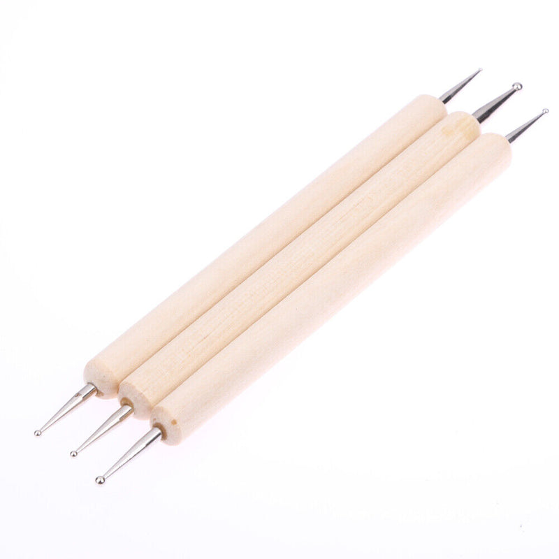 25PCS/Set Manual Leather Carving Stamp Hammer Embossing Beveler Tools Kit