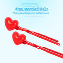 Plastic Snowball Maker Clip Winter Outdoor Snow Ball Heart Shaped Mold Toys