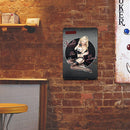 Retro Sexy Lady Metal Plate Tin Sign Plaque Poster Wall Decor for Bar (I)