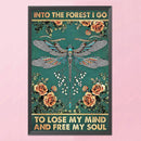 Full Cross Stitch Handcraft 11CT Stamped Dragonfly Needlework DIY Home Ornament