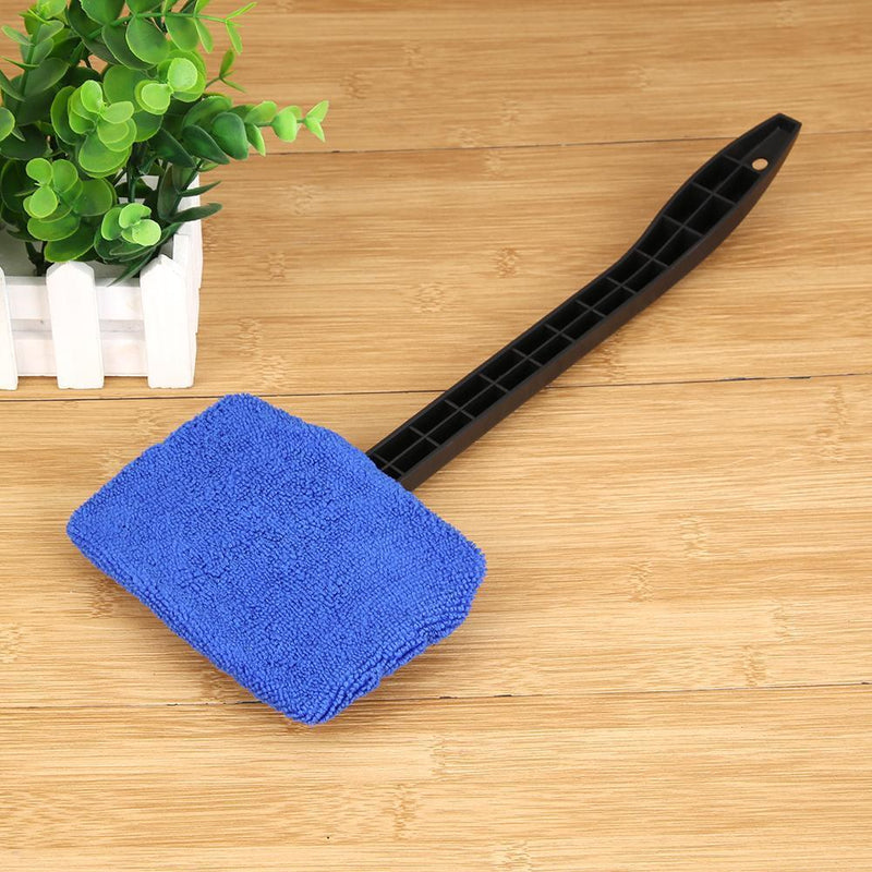Microfiber Car Window Cleaning Brush Windshield Cleaner (Dark Blue Set)