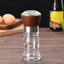 Kitchen Manual Grinding Bottle Pepper Grinder Spice Seasoning Jar (Brown)