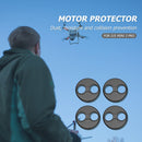 4pcs Waterproof Motor Cover Cap Engine Protector for DJI Mini 3 Pro (Black)