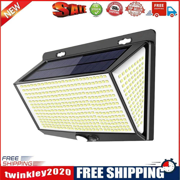 468 LED Solar Light Motion Sensor Wall Mounted Home Street Lamp Decoration