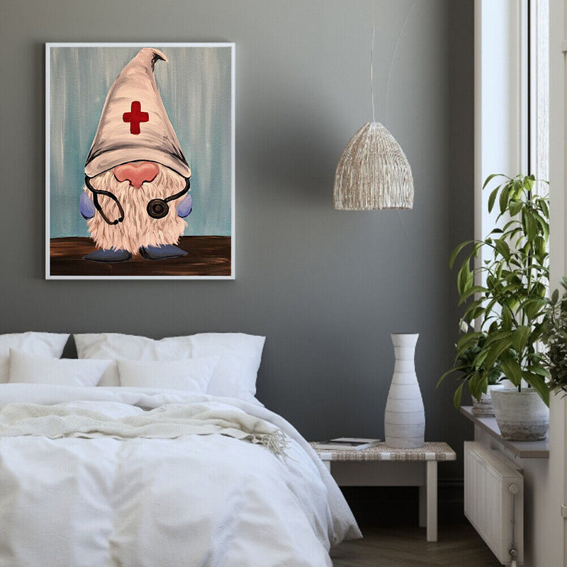 DIY Digital Picture Goblin Nurse Oil Painting By Numbers Kit Acrylic Handicraft