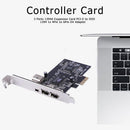 PCI-E to 3-Port 1394A Expansion Card 1x 4Pin 2x 6Pin Video Adapter Controller