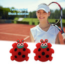 2pcs Cartoon Animal Silicone Racquet Tennis Racket Anti Shock Absorber (E)
