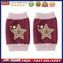 1 Pair Baby Crawling Leg Pad Baby Knee Pads Anti Slip Knees Pad (Wine Red)