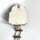 Outdoor Yard Art Ladder Window Door Sculpture Tree Statue Fairy House Hanging